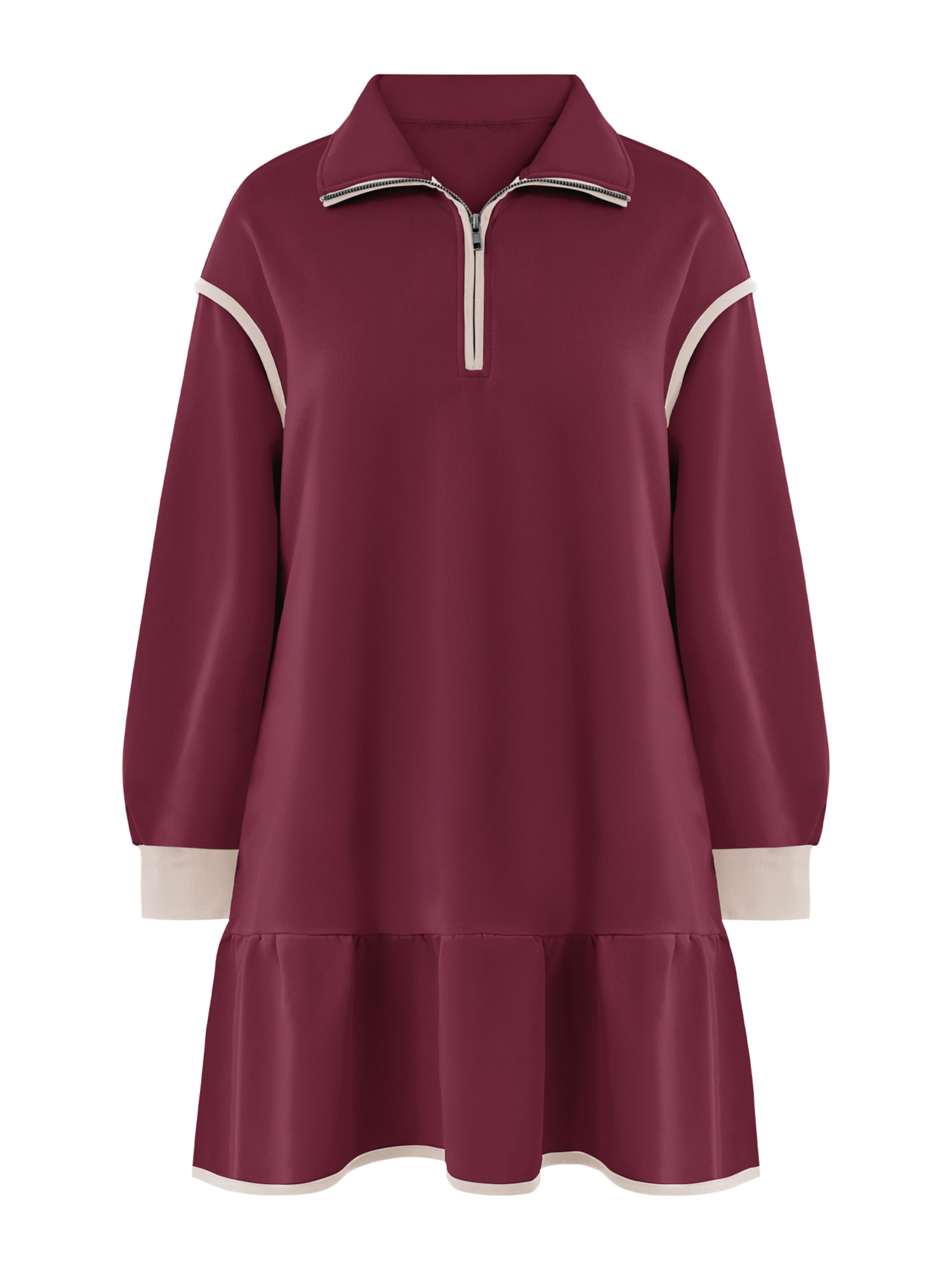 Imily Bela Šaty - Červená: predná strana