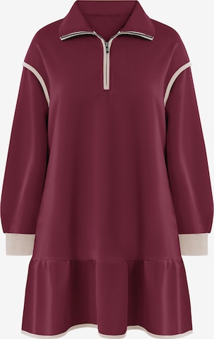 Imily Bela Šaty - Červená: predná strana