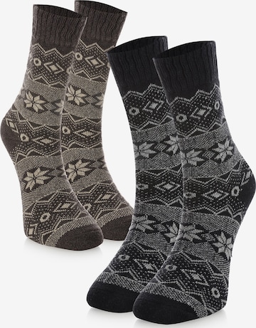 Crea Socks Sukat 'Winter' värissä monivärinen: etupuoli