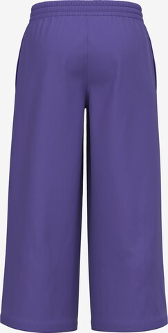 NAME IT - Perna larga Calças 'Vulotte' em roxo