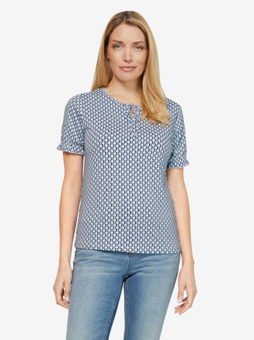 Linea Tesini by heine - Camisa em azul: frente