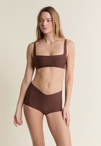 Slip modellante 'PURE PERFECT' di ETAM in marrone: frontale