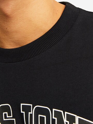JACK & JONES Shirt 'Caleb Varsity' in Zwart