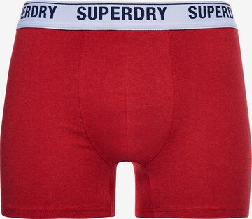 Boxers Superdry en rouge