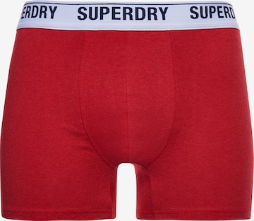 Boxeri de la Superdry pe roșu