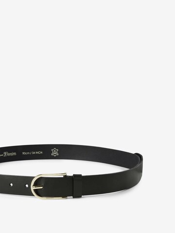 TOM TAILOR DENIM Belt 'Malia' in Black