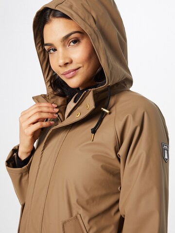 Derbe Parka in Braun