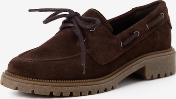 Scarpa stringata di Tamaris in marrone: frontale