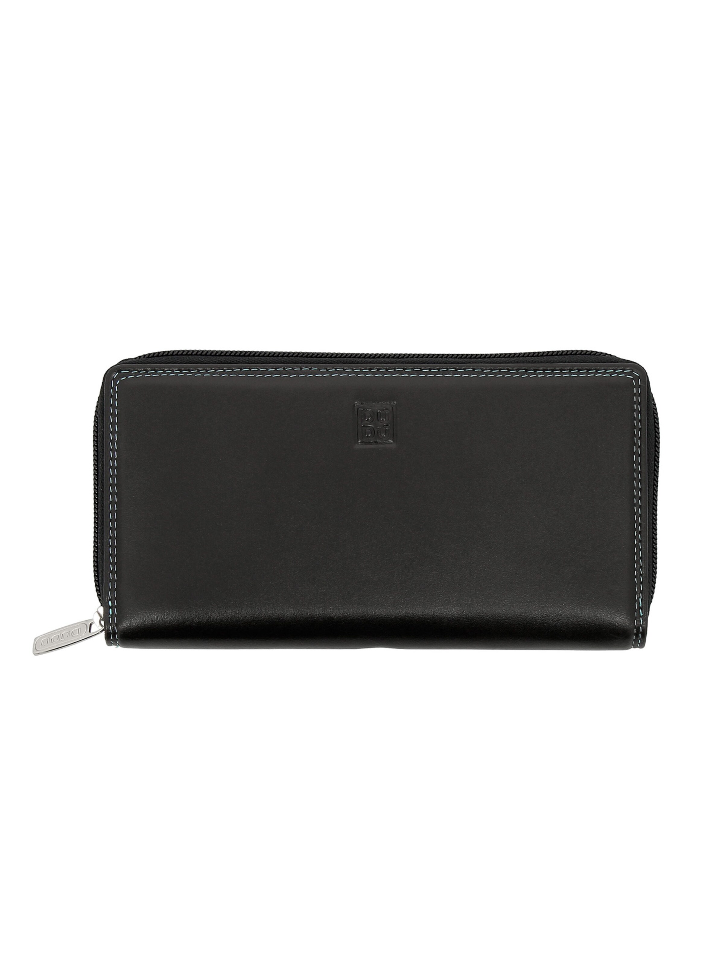 DuDu Portemonnee 'Ustica' in Zwart: voorkant