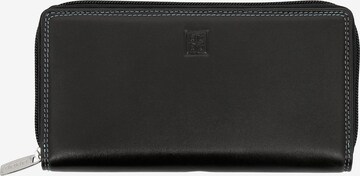 DuDu Wallet 'Ustica' in Black: front