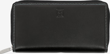 DuDu Wallet 'Ustica' in Black: front