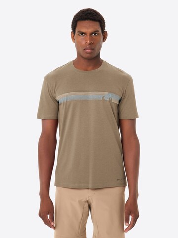 VAUDE Funktionsshirt 'Cyclist' in Beige: Vorderseite