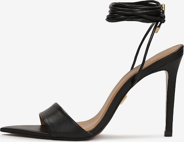 Kazar Strap sandal in Black: front