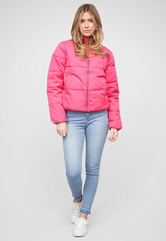 VILA Φθινοπωρινό και ανοιξιάτικο μπουφάν 'VITate' σε ροζ