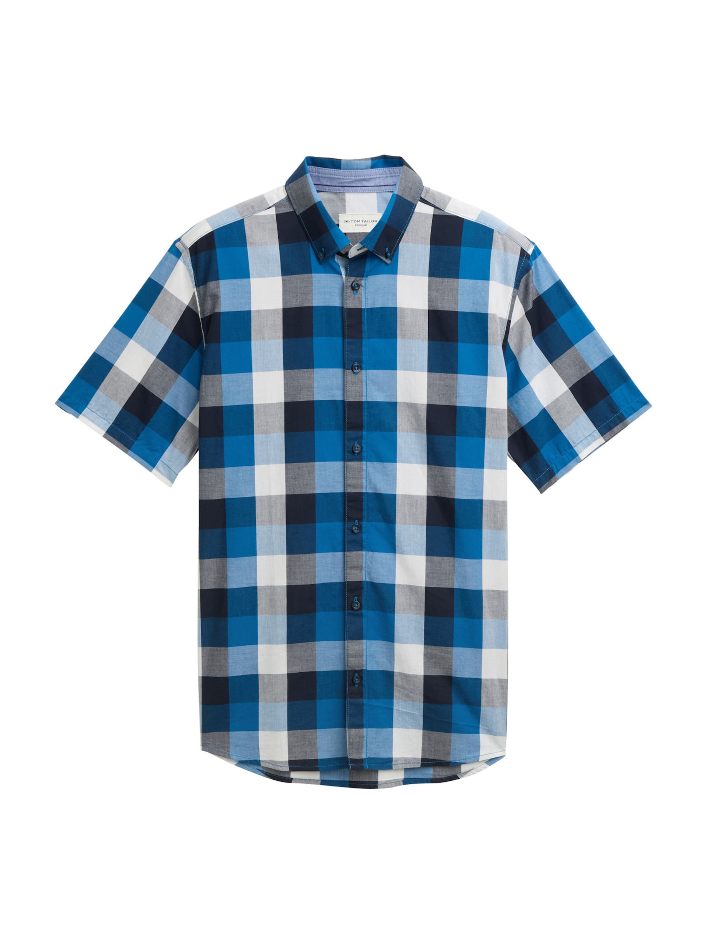 TOM TAILOR Regular Fit Hemd in Blau: Vorderseite