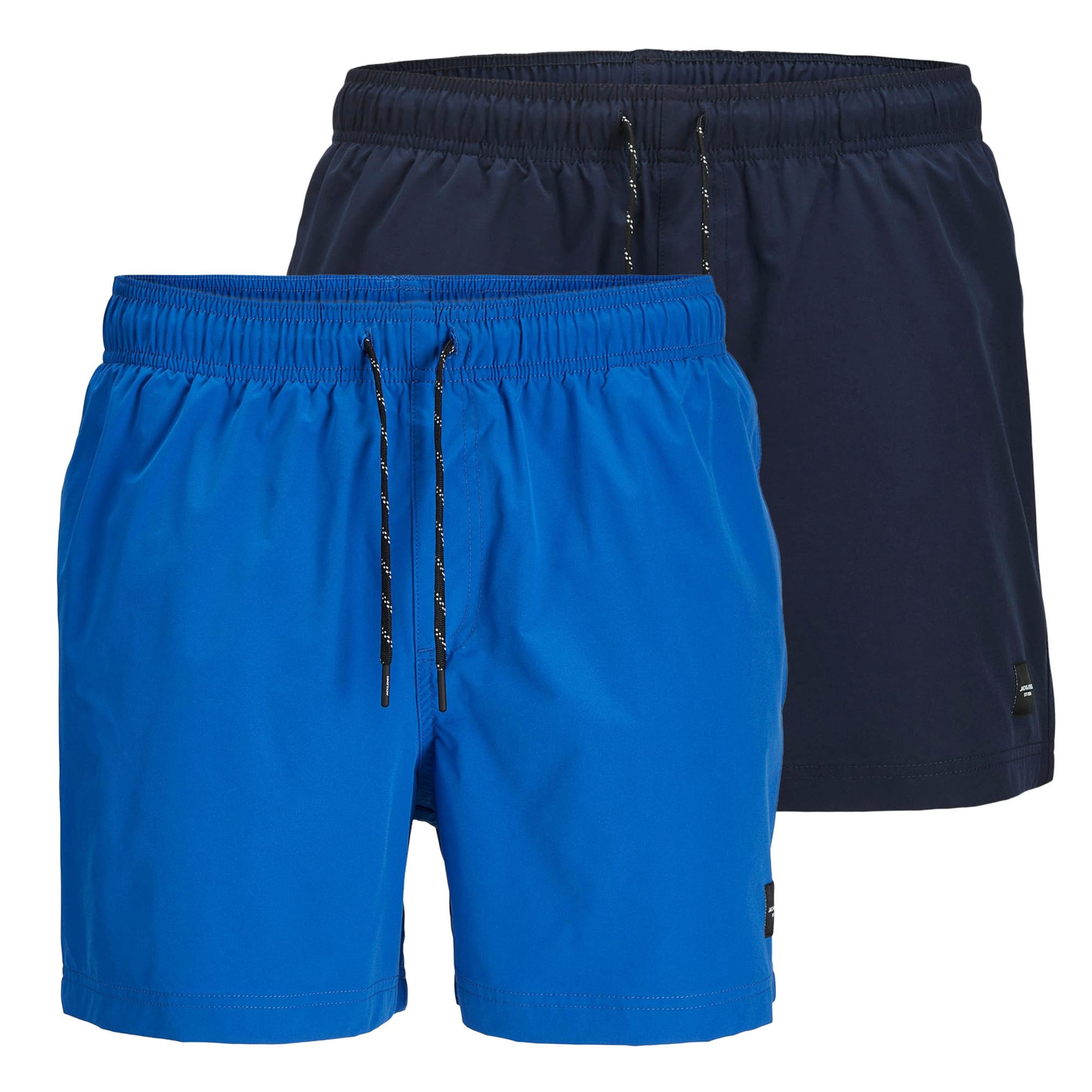 JACK & JONES Badeshorts i blå / mørkeblå, Produktvisning