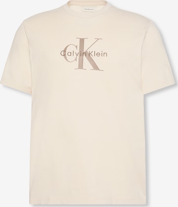 Calvin Klein Jeans Футболка 'Hero' в Бежевый: спереди