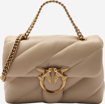 Borsa a tracolla 'Love' di PINKO in beige: frontale