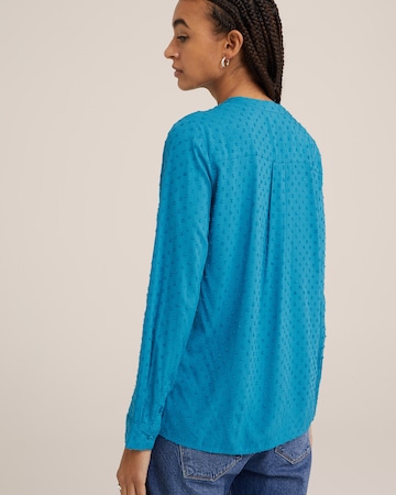 WE Fashion Blouse in Blauw