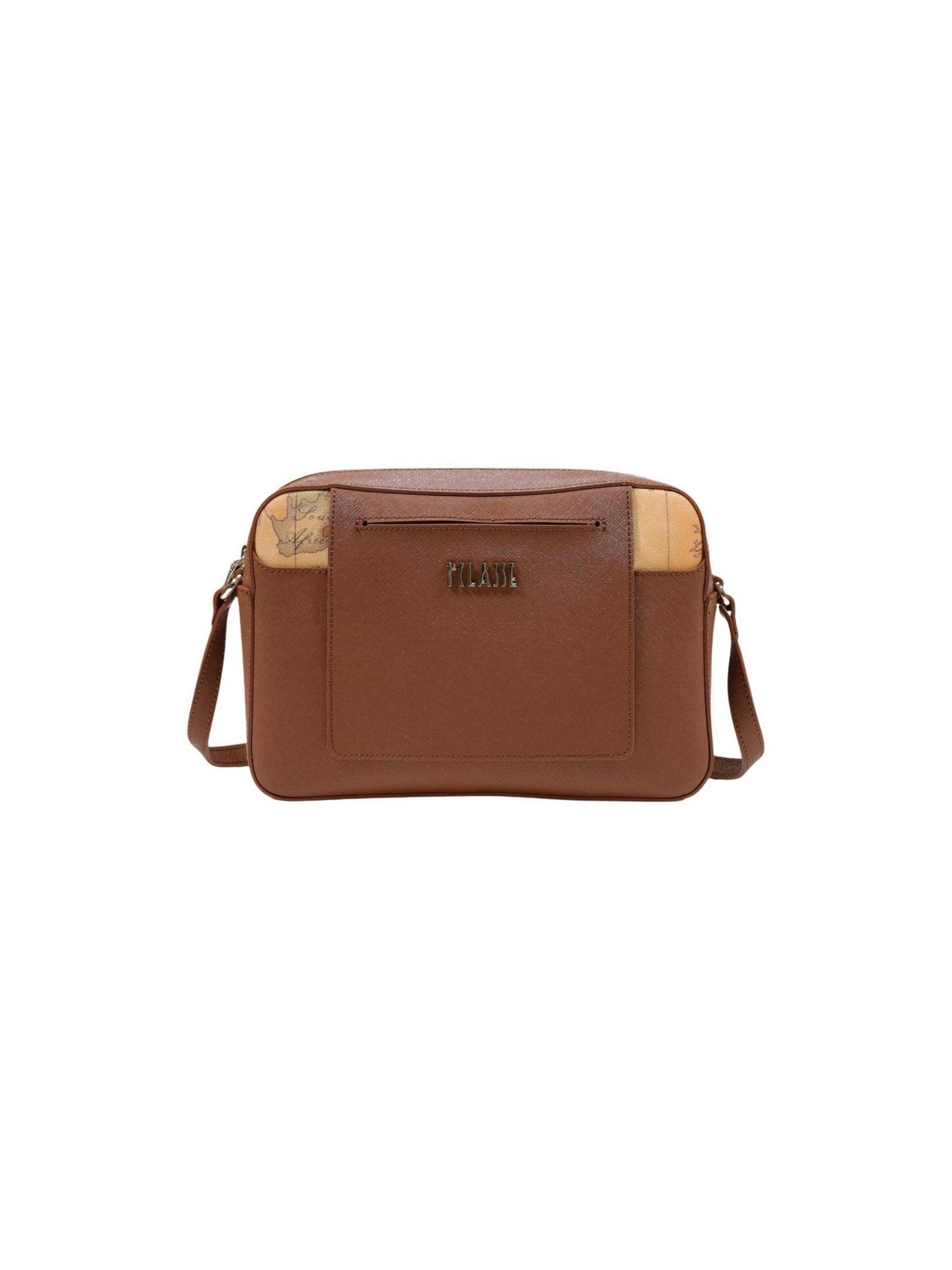 Borsa a spalla 'L LF77 9407' di Alviero Martini 1a clase in marrone: frontale