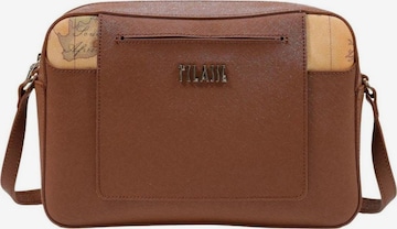 Borsa a spalla 'L LF77 9407' di Alviero Martini 1a clase in marrone: frontale