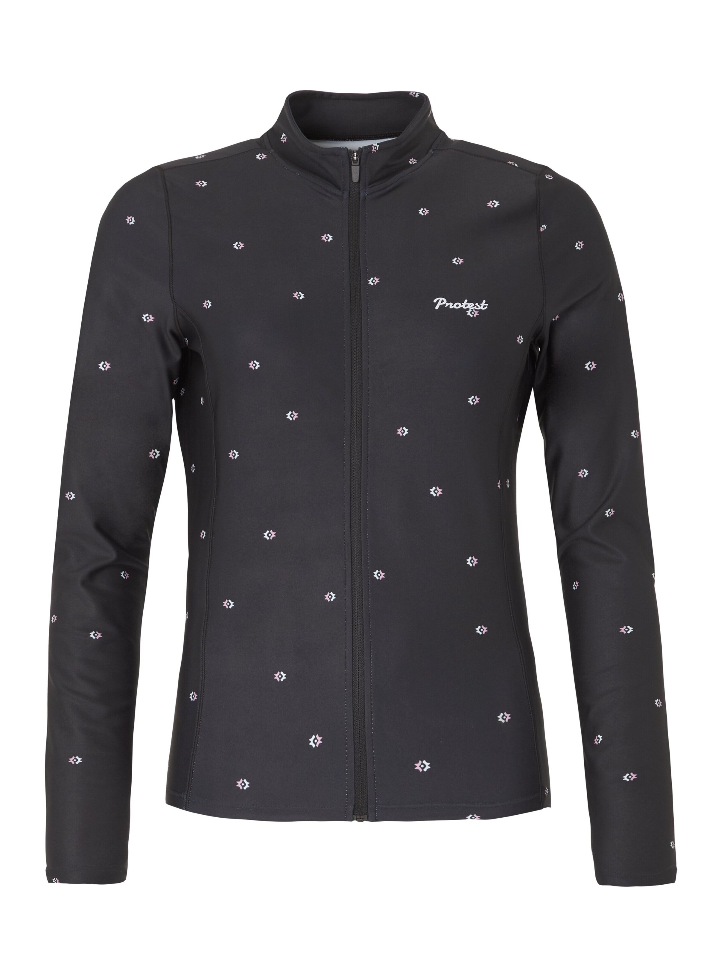 PROTEST Sportjacke 'PRTPEANUTS'‌‌‌‌‌ in Schwarz: Vorderseite