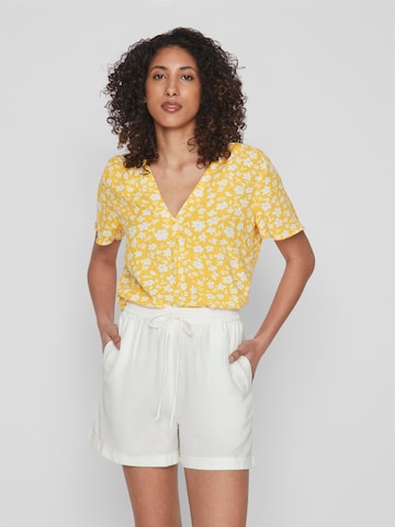 VILA Blouse 'CELINA' in Geel: voorkant