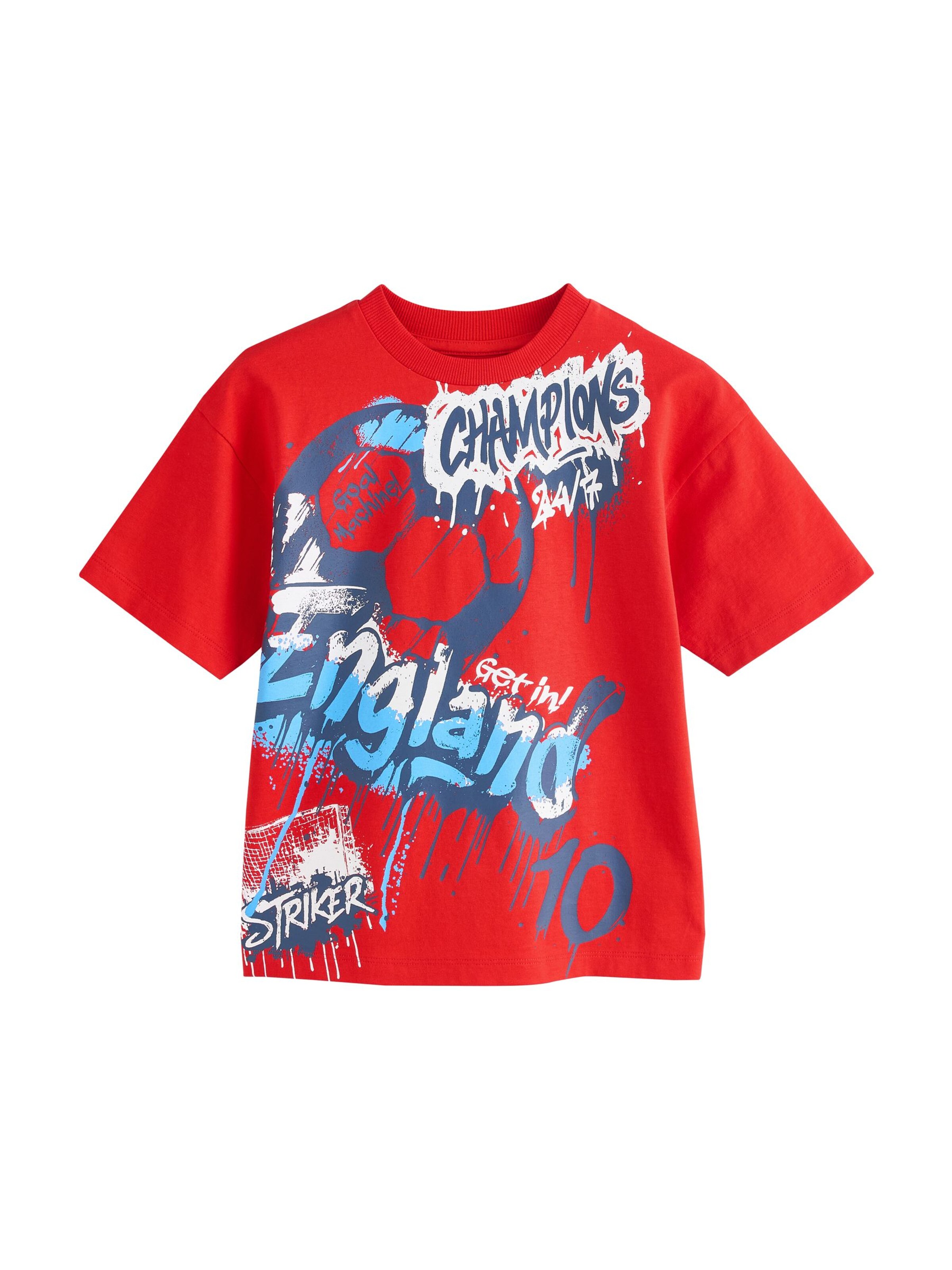 T-Shirt Next en rouge : devant