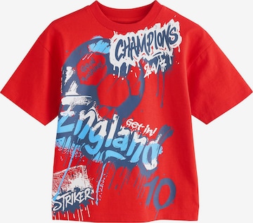 T-Shirt Next en rouge : devant