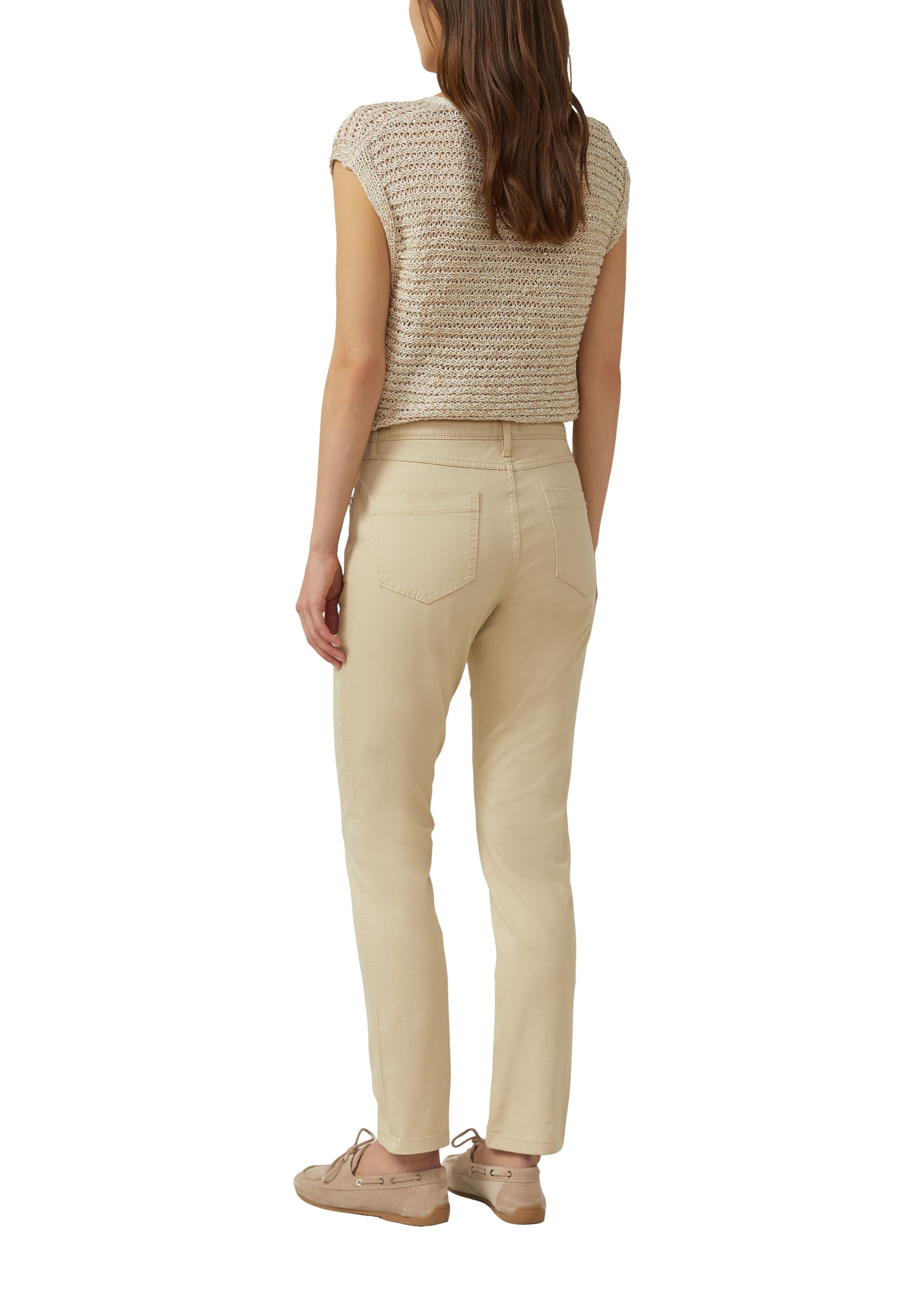Coupe slim Pantalon s.Oliver en beige