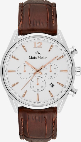 Mats Meier Analog Watch in Brown: front