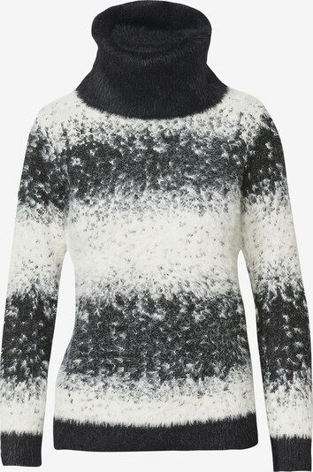 KOROSHI Pullover in grau / schwarz / weiß, Produktansicht