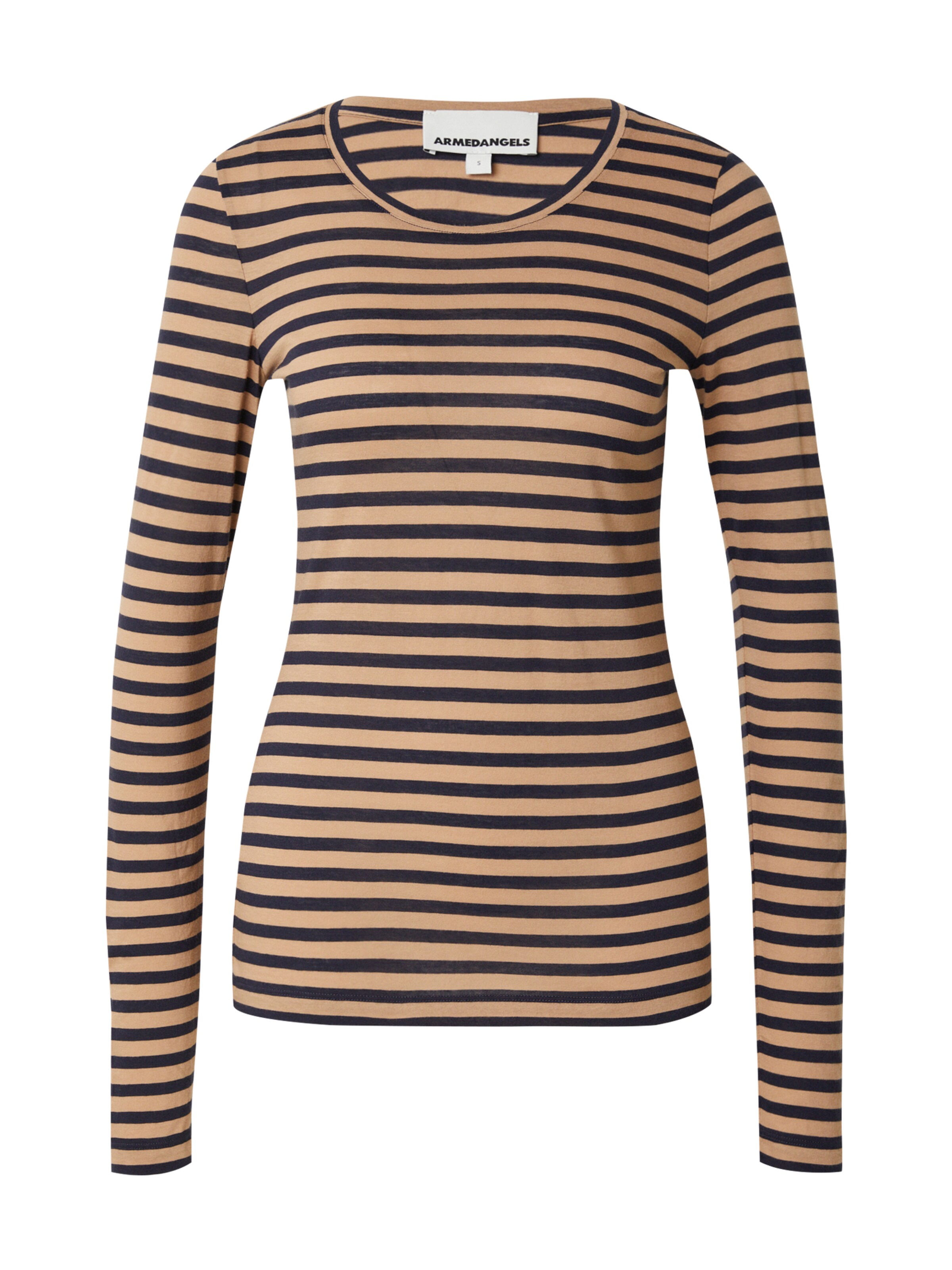 ARMEDANGELS Shirt 'Enriccaa' in Braun: Vorderseite