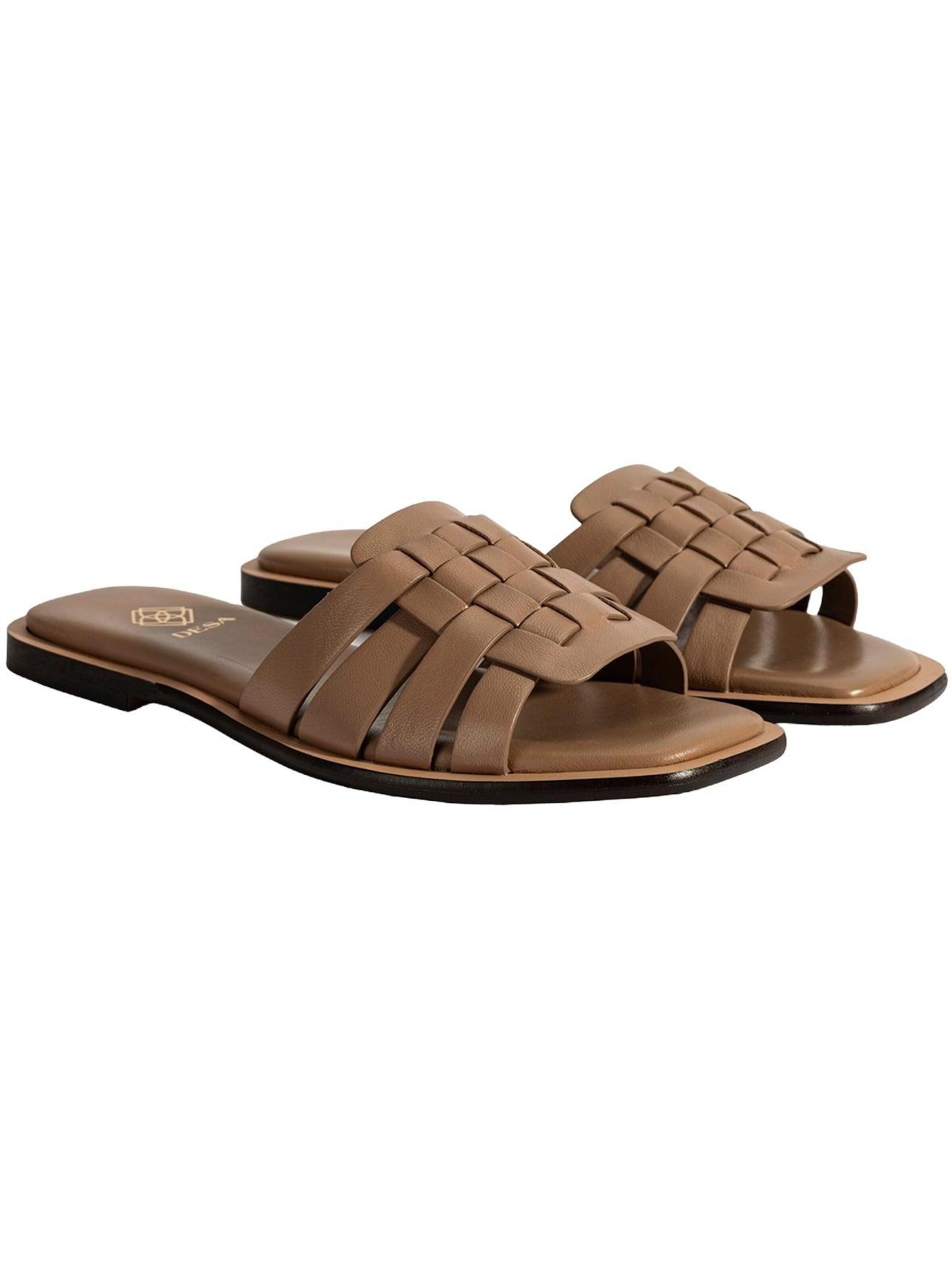 Desa Mule 'Hausschuhe' in Brown: front