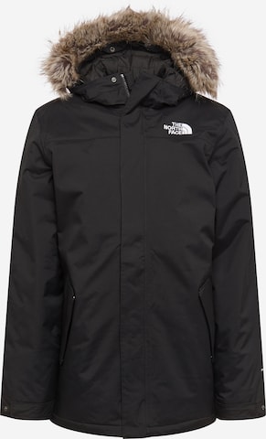 THE NORTH FACE Klasický střih Zimní bunda 'Zaneck' – černá: přední strana