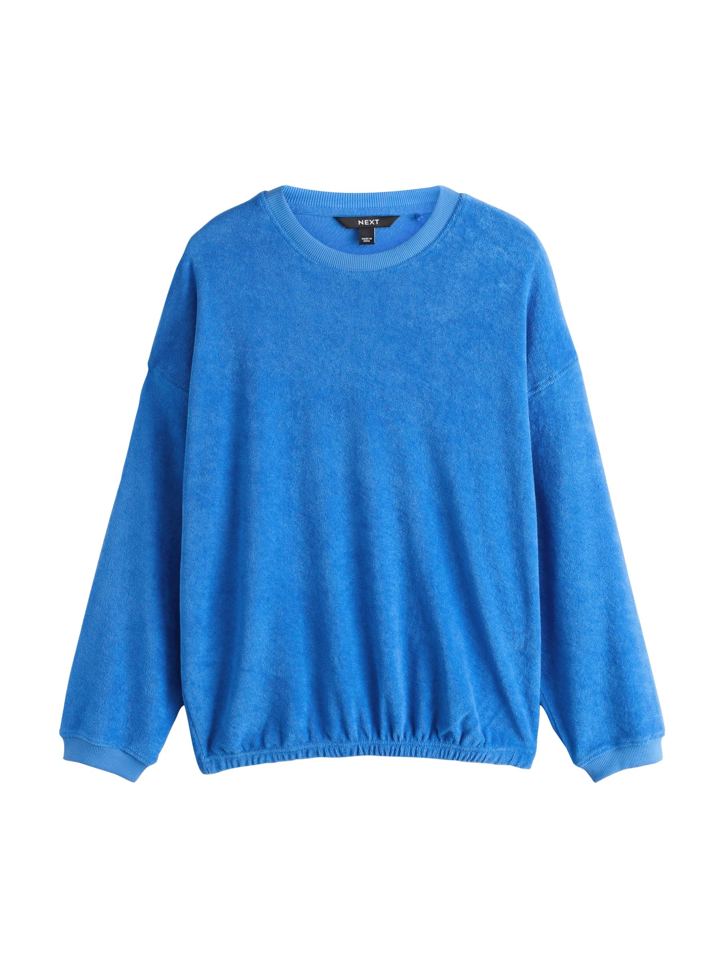 Sweat-shirt Next en bleu : devant