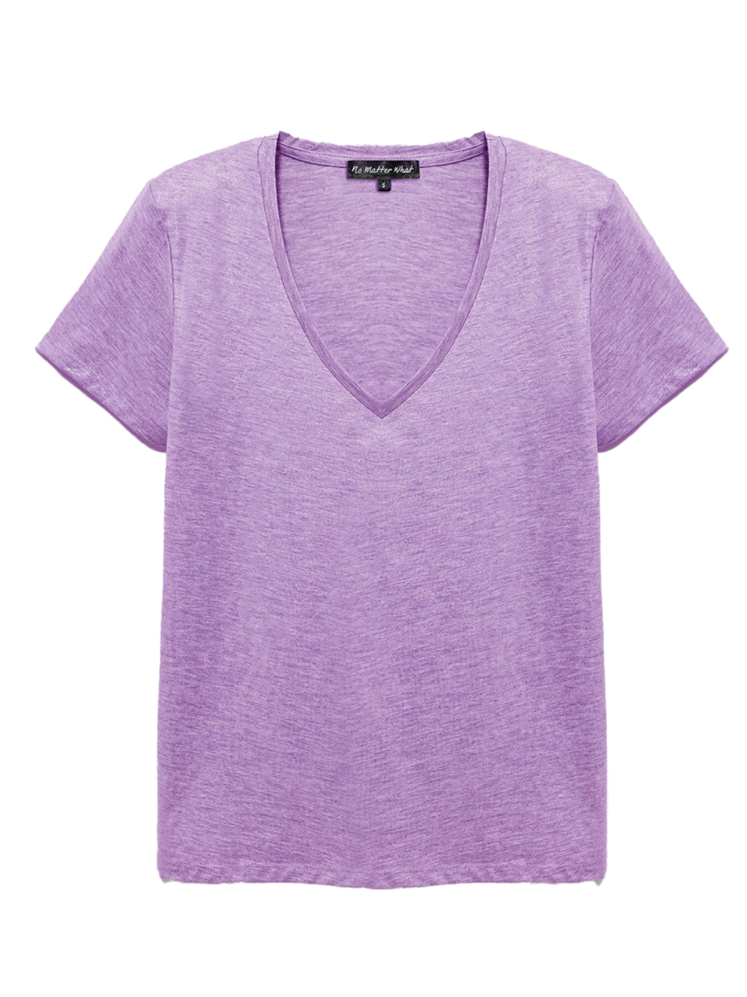 No Matter What T-Shirt in Lila: Vorderseite