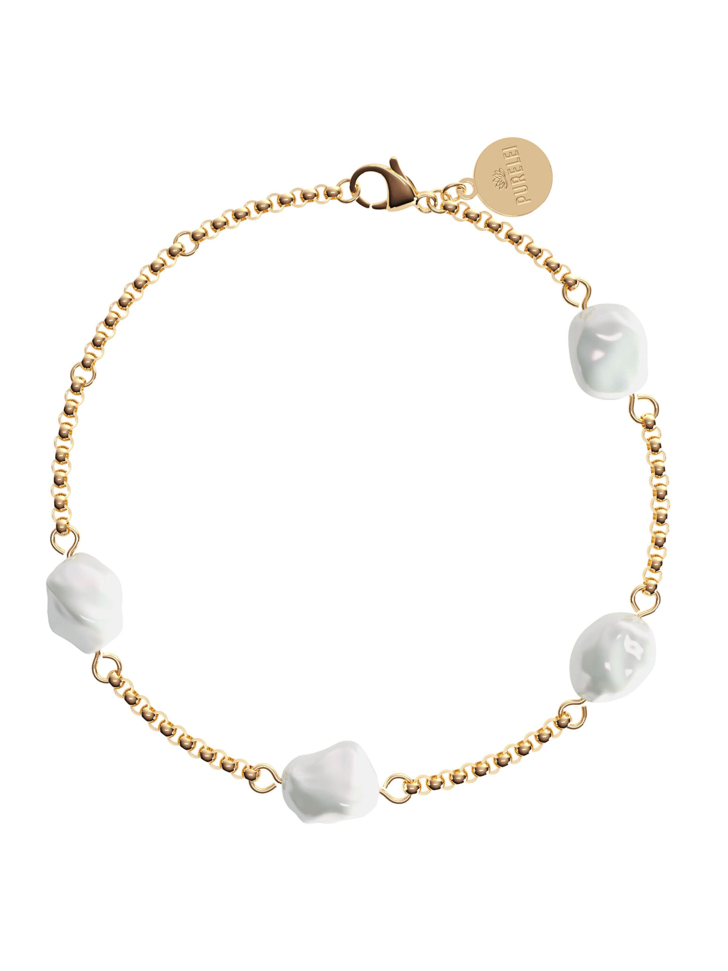 PURELEI Armband 'Malahi' in Gold: Vorderseite