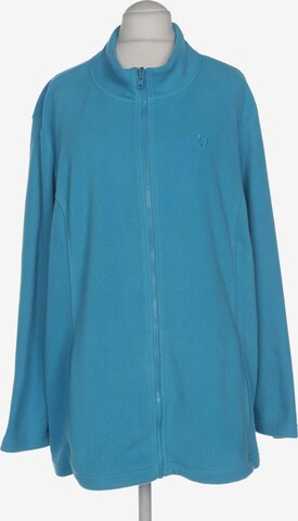 Ulla Popken Sweatshirt & Zip-Up Hoodie in 7XL in Blue: front