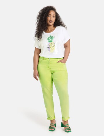 SAMOON Regular Jeans in Green