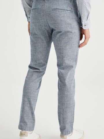 Coupe slim Pantalon chino WE Fashion en gris
