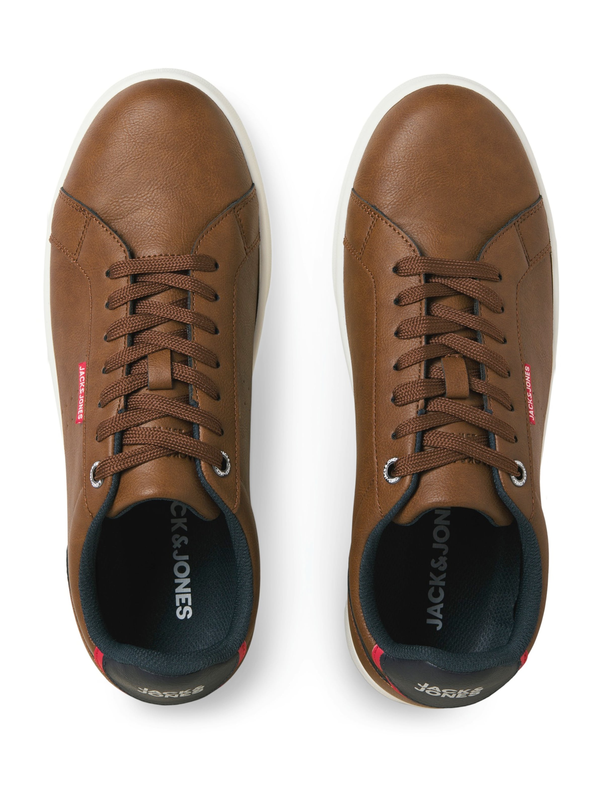 JACK & JONES Platform trainers 'JFWHASTINGS' in Brown