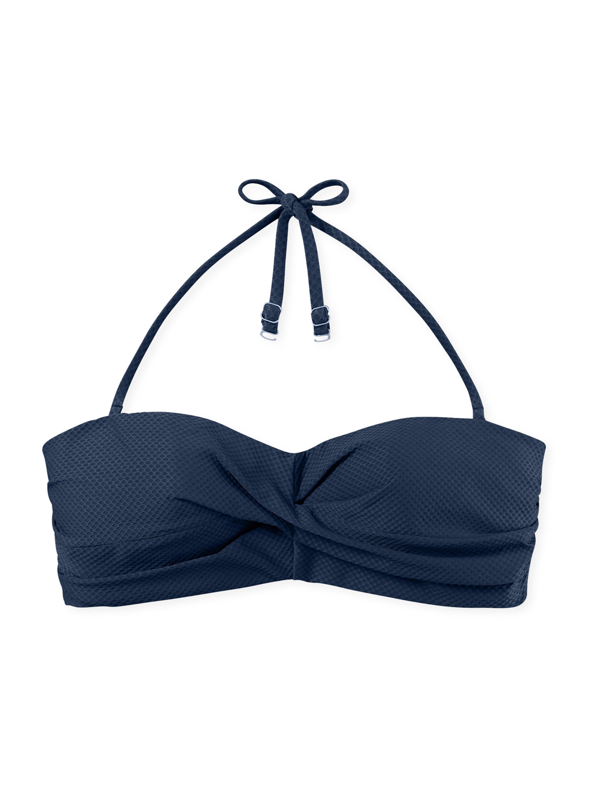 SCHIESSER Bustier Bikinitop ' Mix & Match Swim ' in Blauw: voorkant