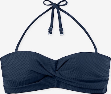 SCHIESSER Bustier Bustier-Bikini-Top ' Mix & Match Swim ' in Blau: predná strana