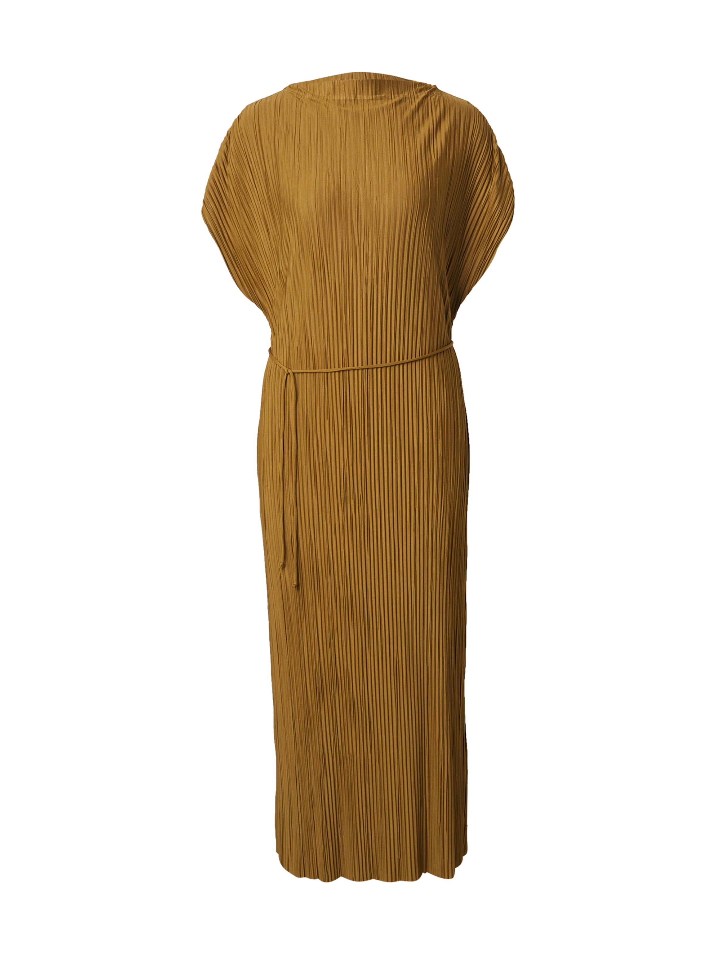 EDITED Jurk 'Zanina' in Bruin: voorkant