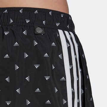 juoda ADIDAS SPORTSWEAR Maudymosi šortai 'Mini Logo Clx'