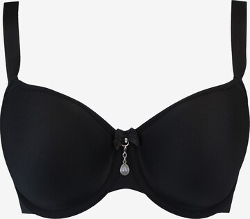 SugarShape T-shirt Bra 'Grace' in Black: front