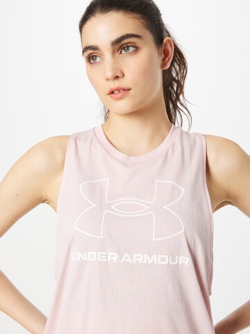 UNDER ARMOUR Sporttop in Roze