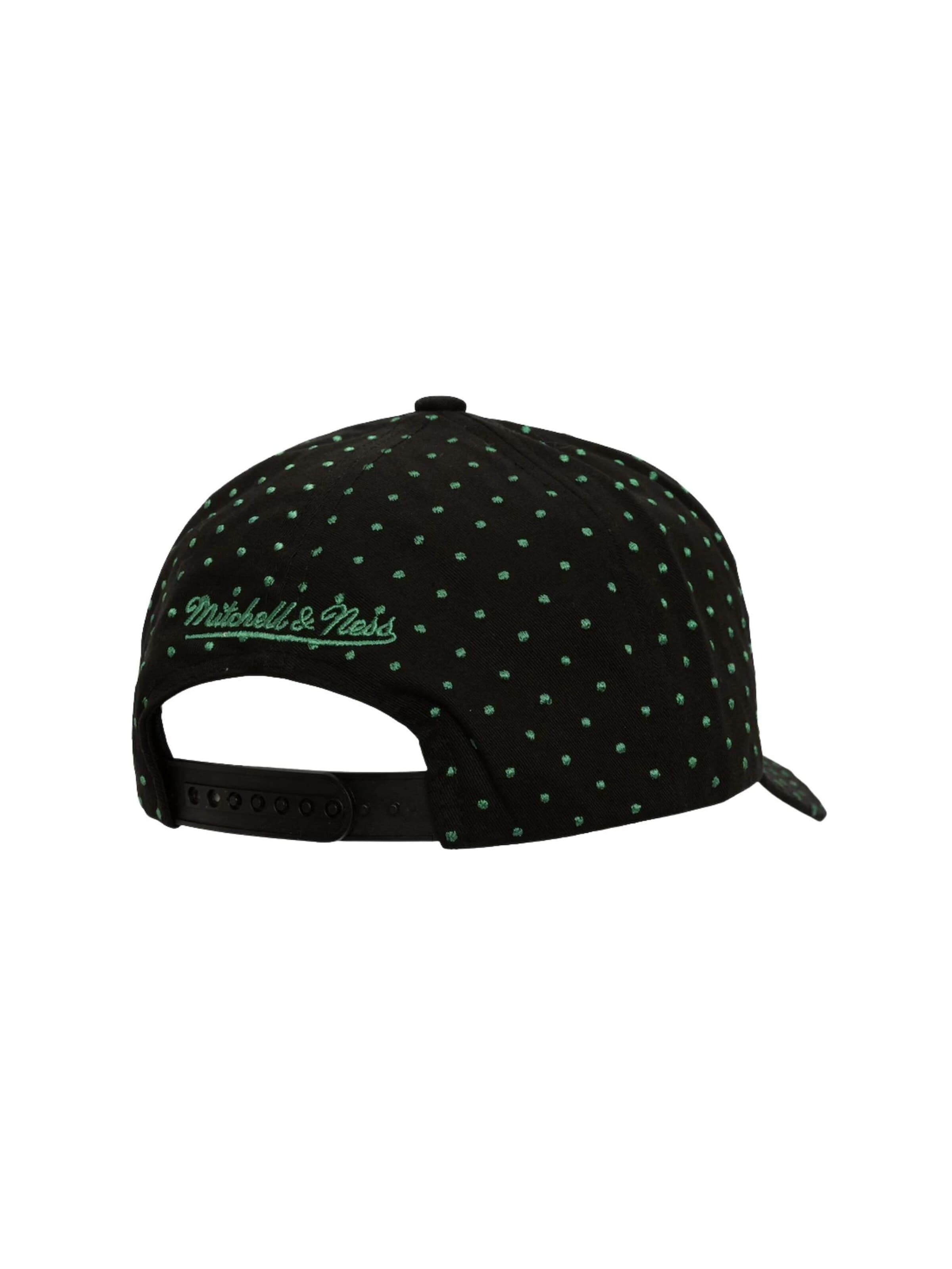Casquette 'Gorra mitchell & ness negra celtics polka dotted pro crown snapback' Mitchell & Ness en noir