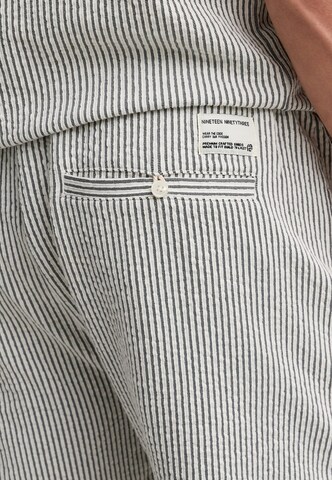 INDICODE JEANS Pyjama kort 'Lino' in Grijs
